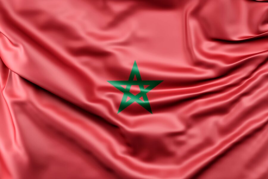 Flag of morocco